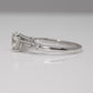 Art Deco Platinum 1.37 Carat Diamond Solitaire Ring - Friar House