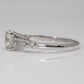 Art Deco Platinum 1.37 Carat Diamond Solitaire Ring - Friar House
