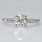 Art Deco Platinum 1.37 Carat Diamond Solitaire Ring - Friar House