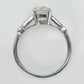 Art Deco Platinum 1.37 Carat Diamond Solitaire Ring - Friar House