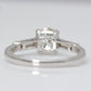 Art Deco Platinum 1.37 Carat Diamond Solitaire Ring - Friar House