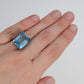 Art Deco Platinum 17 Carat Aquamarine Ring - Friar House