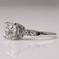 Art Deco Platinum 1.71 Carat Diamond Solitaire Ring - Friar House