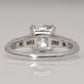 Art Deco Platinum 1.71 Carat Diamond Solitaire Ring - Friar House