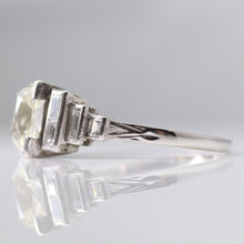 Art Deco Platinum 1.75 Carat Diamond Solitaire Ring - Friar House