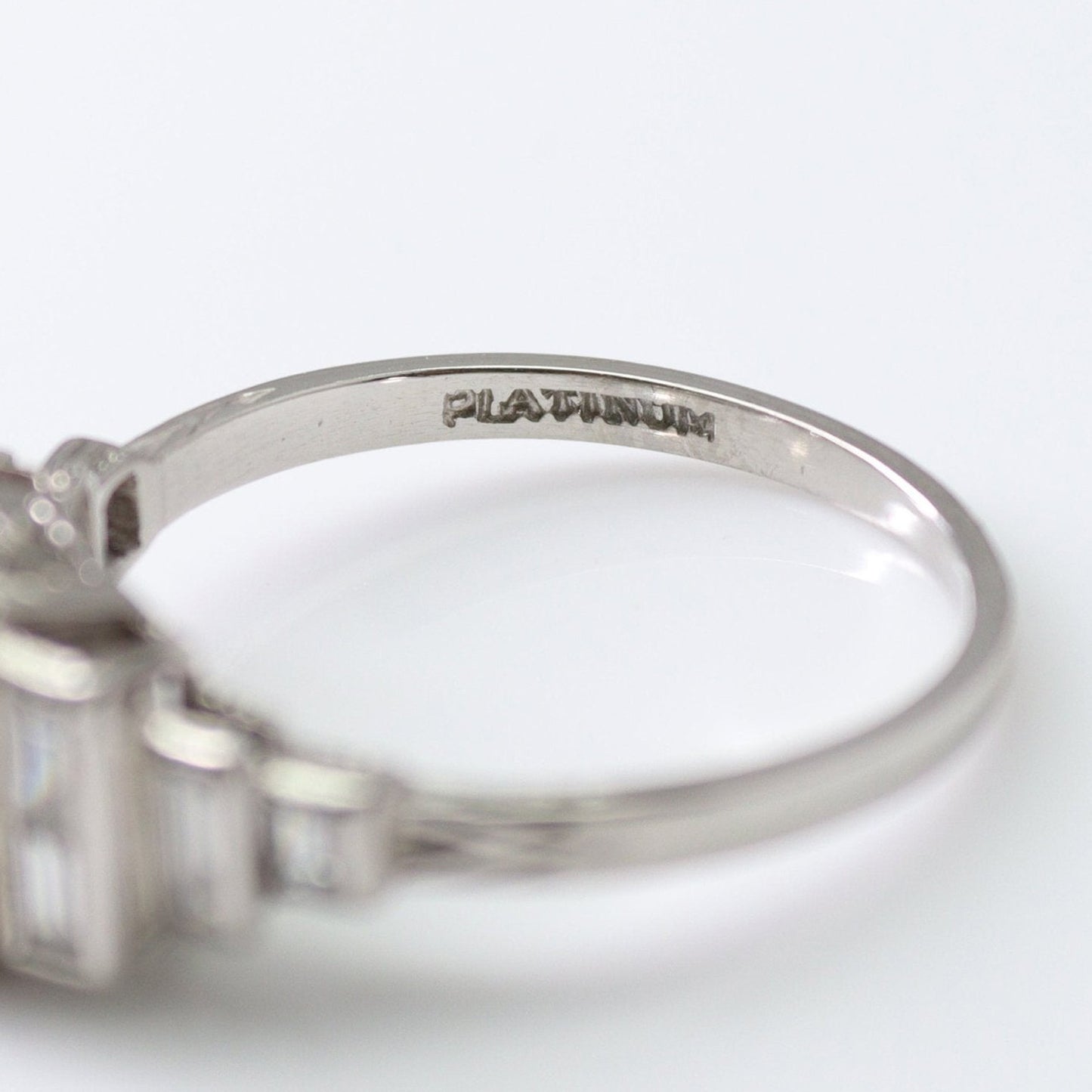 Art Deco Platinum 1.75 Carat Diamond Solitaire Ring - Friar House