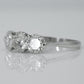 Art Deco Platinum 1.9 Carat Diamond Three Stone Ring - Friar House