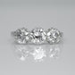 Art Deco Platinum 1.9 Carat Diamond Three Stone Ring - Friar House