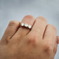 Art Deco Platinum 1.9 Carat Diamond Three Stone Ring - Friar House