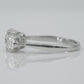 Art Deco Platinum 1.9 Carat Diamond Three Stone Ring - Friar House
