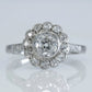 Art Deco Platinum 1 carat Diamond Cluster Ring - Friar House