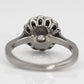 Art Deco Platinum 1 carat Diamond Cluster Ring - Friar House