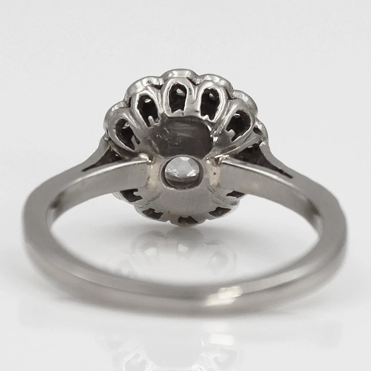 Art Deco Platinum 1 carat Diamond Cluster Ring - Friar House