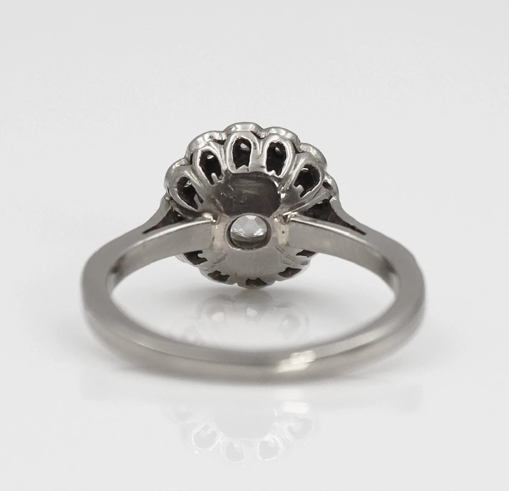 Art Deco Platinum 1 carat Diamond Cluster Ring - Friar House
