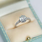 Art Deco Platinum 2 Carat Diamond Solitaire Engagement Ring - Friar House