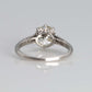 Art Deco Platinum 2 Carat Diamond Solitaire Engagement Ring - Friar House