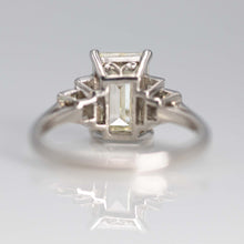 Art Deco Platinum 2.60 carat Diamond Solitaire Ring - Friar House