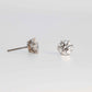 Art Deco Platinum 2.40 carat Diamond Stud Earrings - Friar House