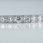 Art Deco Platinum 6.50 Carat Diamond Graduated Line Bracelet - Friar House