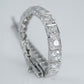Art Deco Platinum 6.50 Carat Diamond Graduated Line Bracelet - Friar House