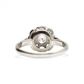 Art Deco Platinum Diamond Daisy Cluster Ring - Friar House