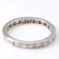 Art Deco Platinum Diamond Eternity Ring Size N - Friar House