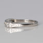 Art Deco Platinum Diamond Six Stone Ring - Friar House