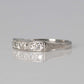 Art Deco Platinum Diamond Six Stone Ring - Friar House