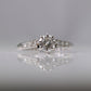 Art Deco Platinum Diamond Solitaire Engagement Ring - Friar House