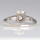 Art Deco Platinum Diamond Solitaire Ring - Friar House