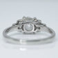 Art Deco Platinum Diamond Solitaire Ring - Friar House Antique Jewellery