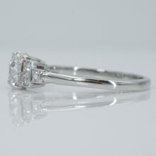 Art Deco Platinum Diamond Solitaire Ring - Friar House Antique Jewellery
