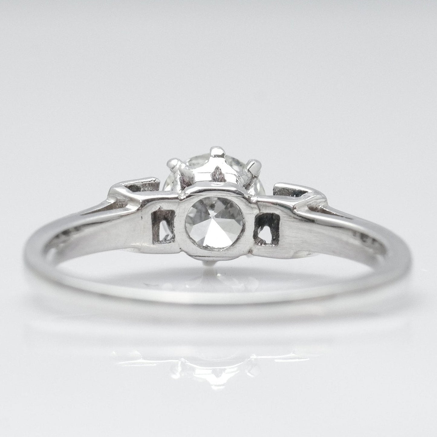 Art Deco Platinum Diamond Solitaire Ring - Friar House