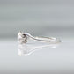 Art Deco Platinum Diamond Two Stone Twist Ring - Friar House