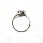 Art Deco Platinum Diamond Two Stone Twist Ring - Friar House