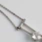 Art Deco Platinum Double Diamond Pendant with Platinum Chain - Friar House