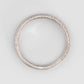 Art Deco Platinum Engraved Wedding Ring - Friar House