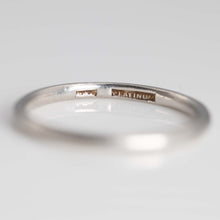 Art Deco Platinum Faceted Wedding Band - Friar House