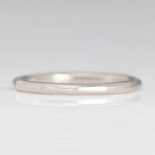 Art Deco Platinum Faceted Wedding Band - Friar House