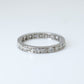 Art Deco Platinum Full Set Diamond Eternity Ring Size L 1/2 - Friar House