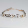 Art Deco Platinum Pearl and Diamond Bracelet