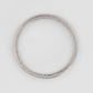 Art Deco Platinum Wedding Band - Friar House