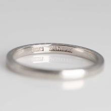 Art Deco Platinum Wedding Band - Friar House