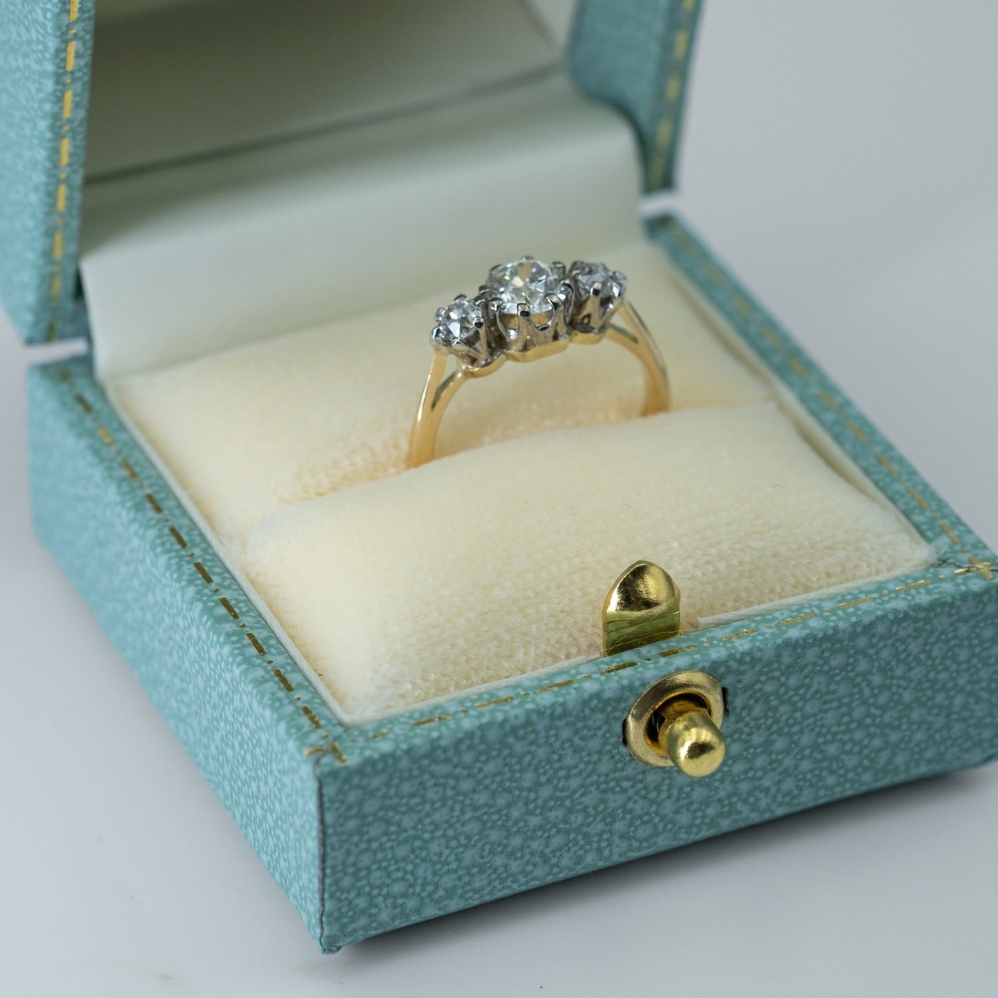 Art Deco Three Stone Diamond Ring - Friar House