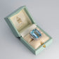 Contemporary 18ct White Gold 16 Carat Aquamarine and Diamond Ring - Friar House