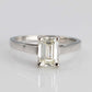 Contemporary Platinum 1.15 carat Diamond Solitaire Ring - Friar House