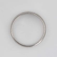Contemporary Platinum Wedding Band Hallmarked Birmingham 1985 - Friar House