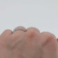 Contemporary Platinum Wedding Band Hallmarked London 1976 - Friar House