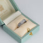 Contemporary Platinum Wedding Band Hallmarked London 1976 - Friar House