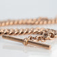 Edwardian 9ct Rose Gold Double Graduated Albert Chain - Friar House